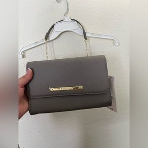 Betsy Johnson Gray Crossbody